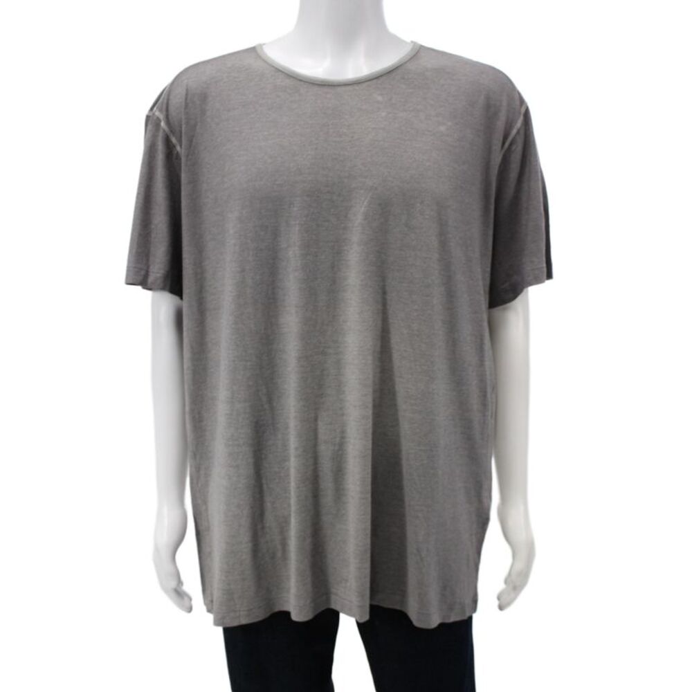 John Varvatos Mens Gray Cotton Crew Neck Short Sleeve T-Shirt Size 2XL